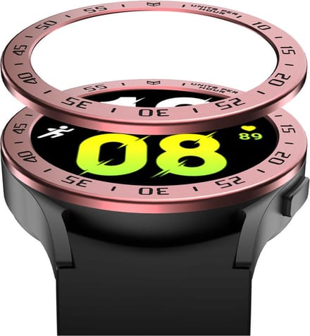 Strap-it Bezel ring tijd - Randbeschermer geschikt voor Samsung Galaxy Watch 5 40mm - roze