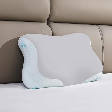 Ergonomisch Cervicaal Kussen van Memory Foam voor Zij- en Rugslapers, Verstelbaar in Hoogte