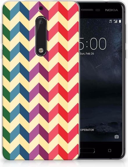 Nokia 5 TPU bumper Zigzag Multi Color