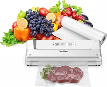 Vacuümmachine 50 KPa, 140 W, Wit/Zilver - Ideaal voor het Bewaren van Voedsel