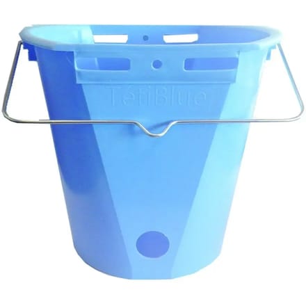 Complete kalverdrinkemmer in kunststof Tétiblue