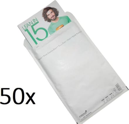 Master'in Bubbel Enveloppen  (A4) - Luchtkussen Enveloppen  220x340mm (16/F) - 50 stuks