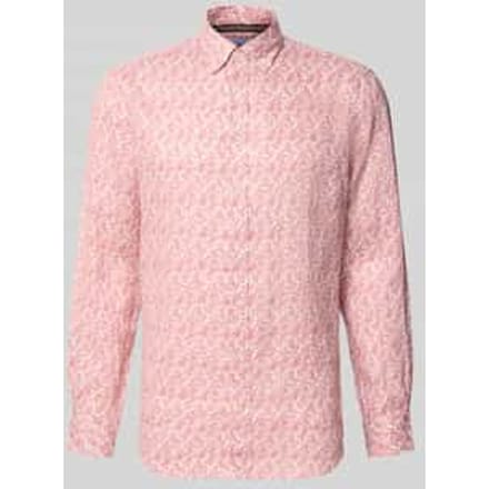 slim fit linnen overhemd van puur linnen