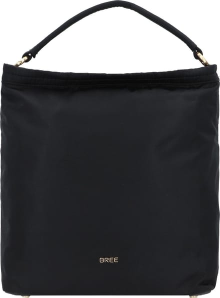 BREE Schoudertas Juna Textile 2 Hobo Black Zwart