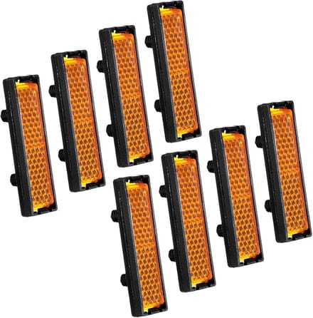 8 stuks Fiets Pedalen Reflectoren – Nachtveiligheid & Zichtbaarheid