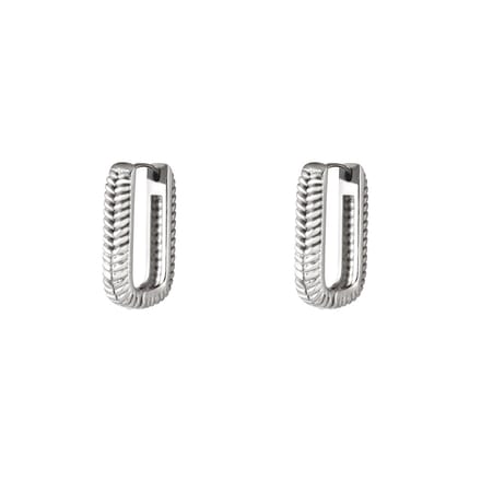 Yehwang - Oorbellen - Stainless steel - Waterproof - Zilverkleurig