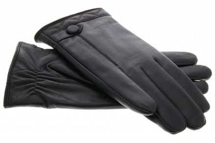 imoshion Echt lederen touchscreen handschoenen met knoop - Maat L