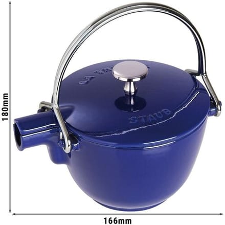 STAUB SPECIALITIES - Theepot - 1,1 liter - Gietijzer - Donkerblauw