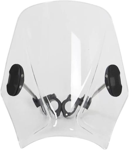 Motorfiets Windscherm - Winddeflector Onderdeel - Comfortabel Rijden - Universele Pasvorm - 22 25 28mm - Transparant