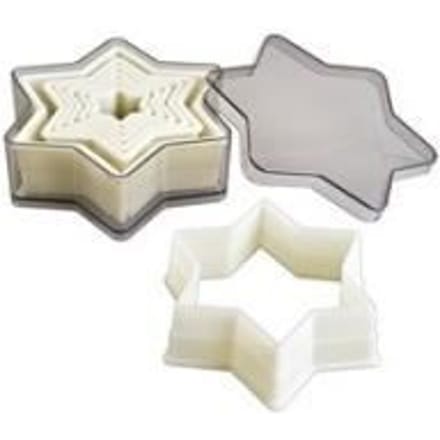 Ibili 784206 Lot de 7 emporte-pièces Étoile Plain