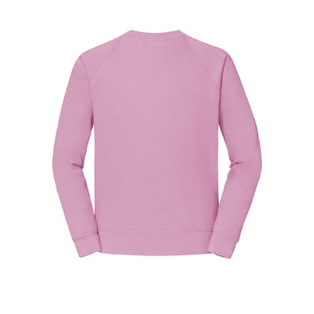 Fruit of the Loom Heren Klassiek 80/20 Raglan Sweatshirt (Lichtroze)