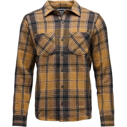 Black Diamond Project Heavy Flannel Overhemd Met Lange Mouwen Bruin S Man