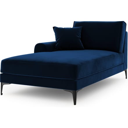 Chaise longue Madara links velvet | Mazzini Sofas