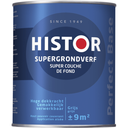 Histor Perfect Base Supergrondverf 0,25 liter - Grijs