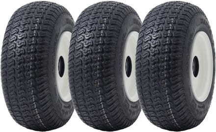 13x5.00-6 grasmaaierbanden en velgen Wanda P332, 25 mm 6205 lagers (set van 3)