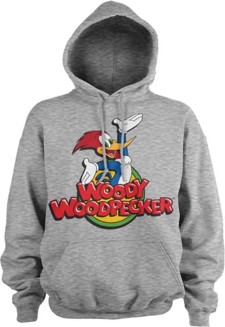 Woody Woodpecker Hoodie/trui -M- Classic Logo Grijs