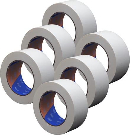 DULA Schilderstape - 6 rollen - 50mm x 50m - Afplaktape - Maskingtape