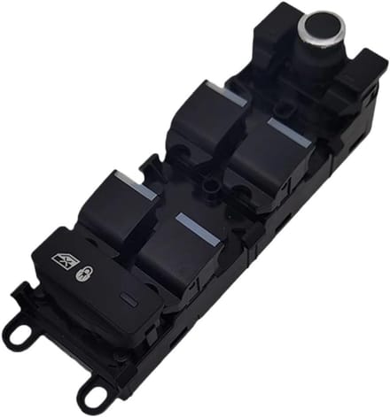 Raamschakelaar - Raamknop - Auto Reparatie - Directe Vervanging - 2.54 cm - Zwart