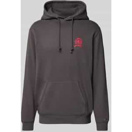 Regular fit hoodie van katoenmix