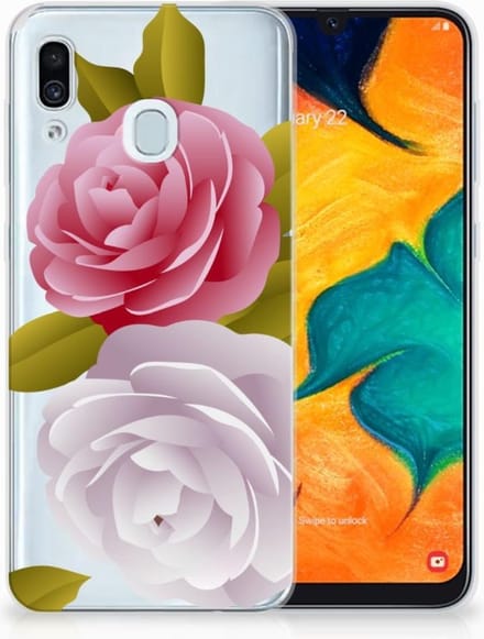 Samsung Galaxy A30 TPU Case Roses