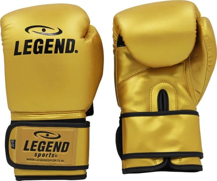 Powerfit & Protect Bokshandschoenen Heren/Dames Goud PU 10 oz
