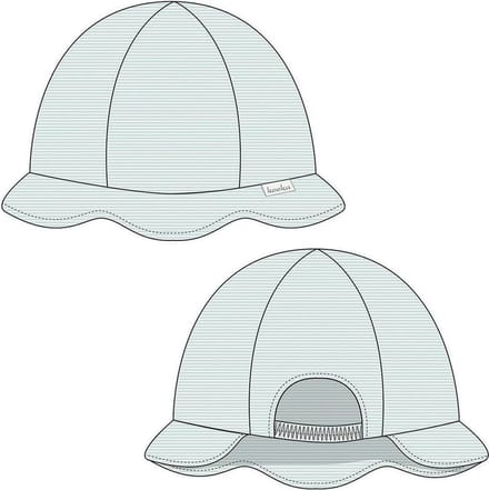 Koeka - Palm beach zomerhoed - Bright mint - M
