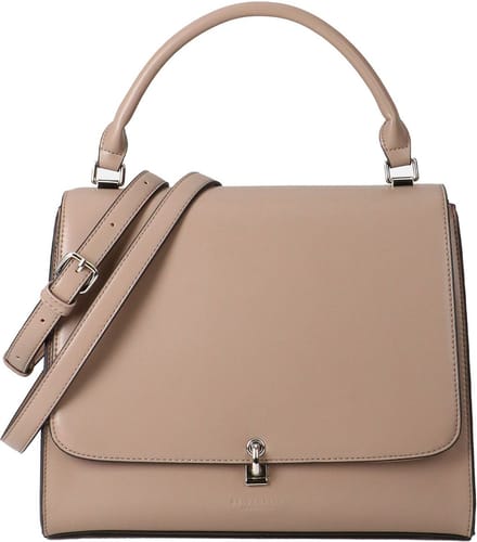 SEIDENFELT MANUFAKTUR Handtas Schoudertas Kisa Satchel Dune Lichtbruin