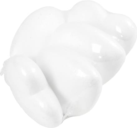 Harten, H: 11 cm, D: 5 cm, B: 11,5 cm, wit, 5 stuk/ 1 doos