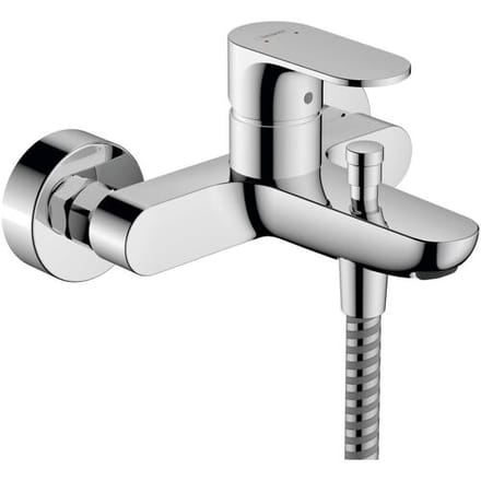hansgrohe Rebris S - Badmengkraan - Opbouw - Ééngreeps bediening - Chroom