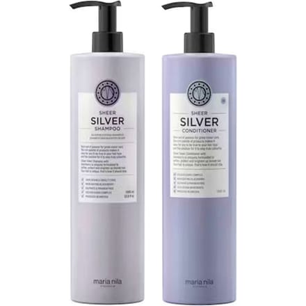 Maria Nila Sheer Silver Shampoo &amp; Conditioner 2 x 1000 ml