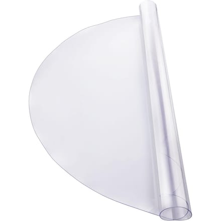 PVC Tafelbeschermer 42 Inch Rond Transparant Plastic Bureaubeschermer 2,0 mm Dik