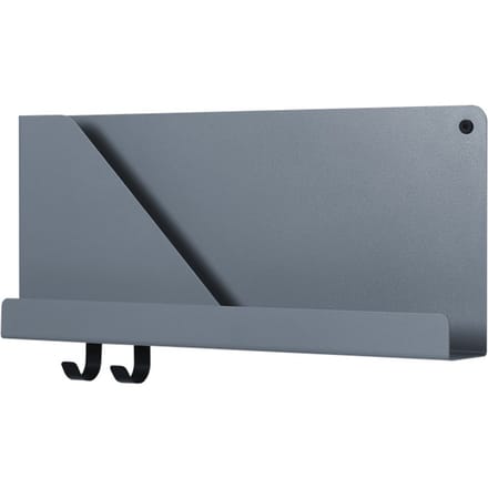 Muuto Folded rek - blauw-grijs - 51 x 22 cm