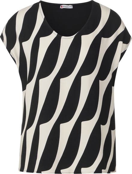 Street One printed mat-mix shirt maat 40