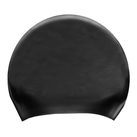 Speedo Unisex Volwassen Lang Haar Siliconen Zwemmutsje (Zwart)