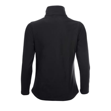SOLS Dames/dames Race Full Zip Water Repellent Softshell Jacket (Zwart)