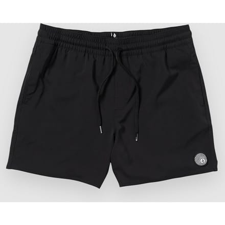 Volcom Lido Solid Trunk 16 Boardshorts zwart