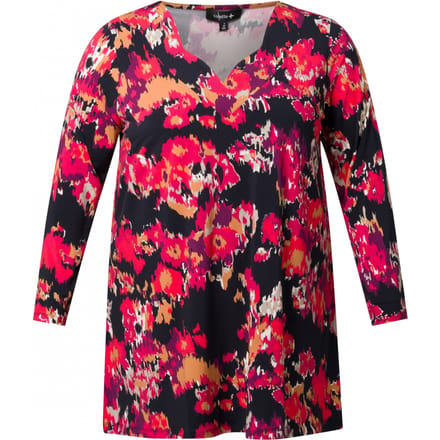 COLLETTA Nena Tops - Soft Red/Multi Colou