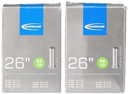 Fietsslangen AV 13 26 inch - set van 2