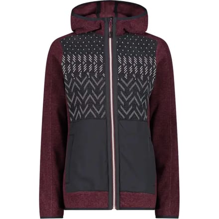 Dames fleece met capuchon CMP