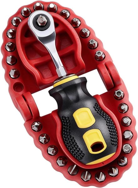 Ratelset - Mini Schroevendraaier Set - Huisreparaties - Magnetisch Ontwerp - 30 in 1 - Grijs