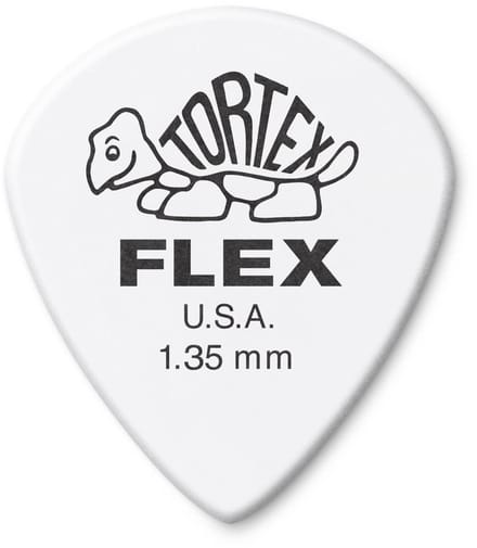 Jim Dunlop Tortex Flex - Plectrums - Jazz III - 1,35 mm - Player's Pack