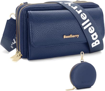 Crossbody Tas voor Vrouwen | PU Leren Schoudertas met Verstelbare Band