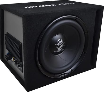 Ground Zero GZIB 25BR-ACT – Actieve Subwooferbox – 25 cm – 270W Max – Bassreflex – Auto-On