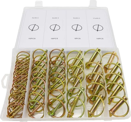 Borgpennen - Borgpen - Assortiment - 50-Delig - in doos