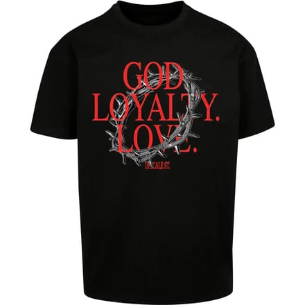 Oversized T-shirt Upscale God Loyalty Love