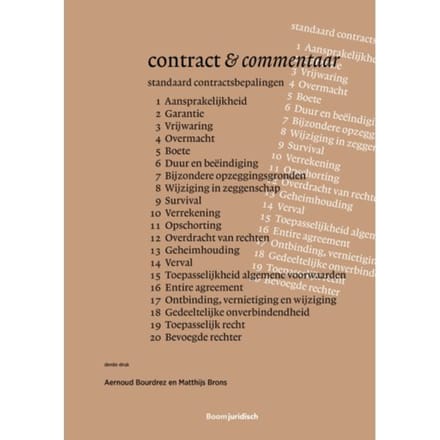 Contract & Commentaar - A.H. Bourdrez