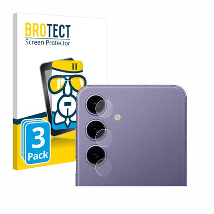 Screenprotector 3 Stuks voor Samsung Galaxy S24 (ALLEEN Camera Lens) Beschermglas transparant