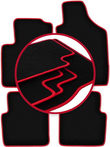 CARLUX-RED automatten voor: Lancia Ypsilon III hatchback (2011-)