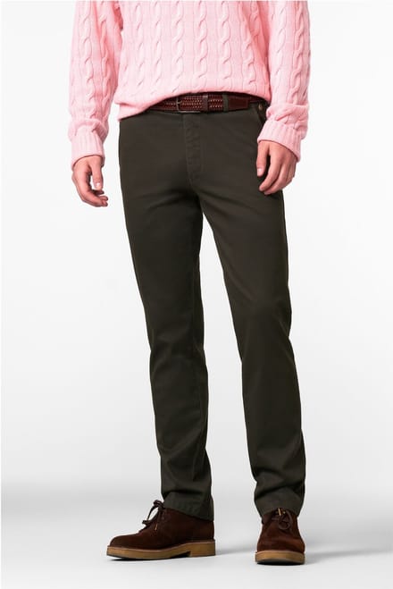 Meyer - Broek Bruin Meyer 102 Bonn Chino Bruin 2-5654