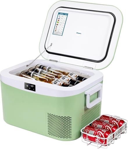 Mini Compressor Koelbox - 12,8 Liter - Tot -18°C - 12V 24V 230V - Draagbare Auto Koelkast